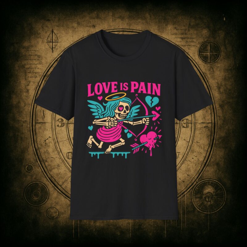 Cupid Love is Pain Valentine T-Shirt