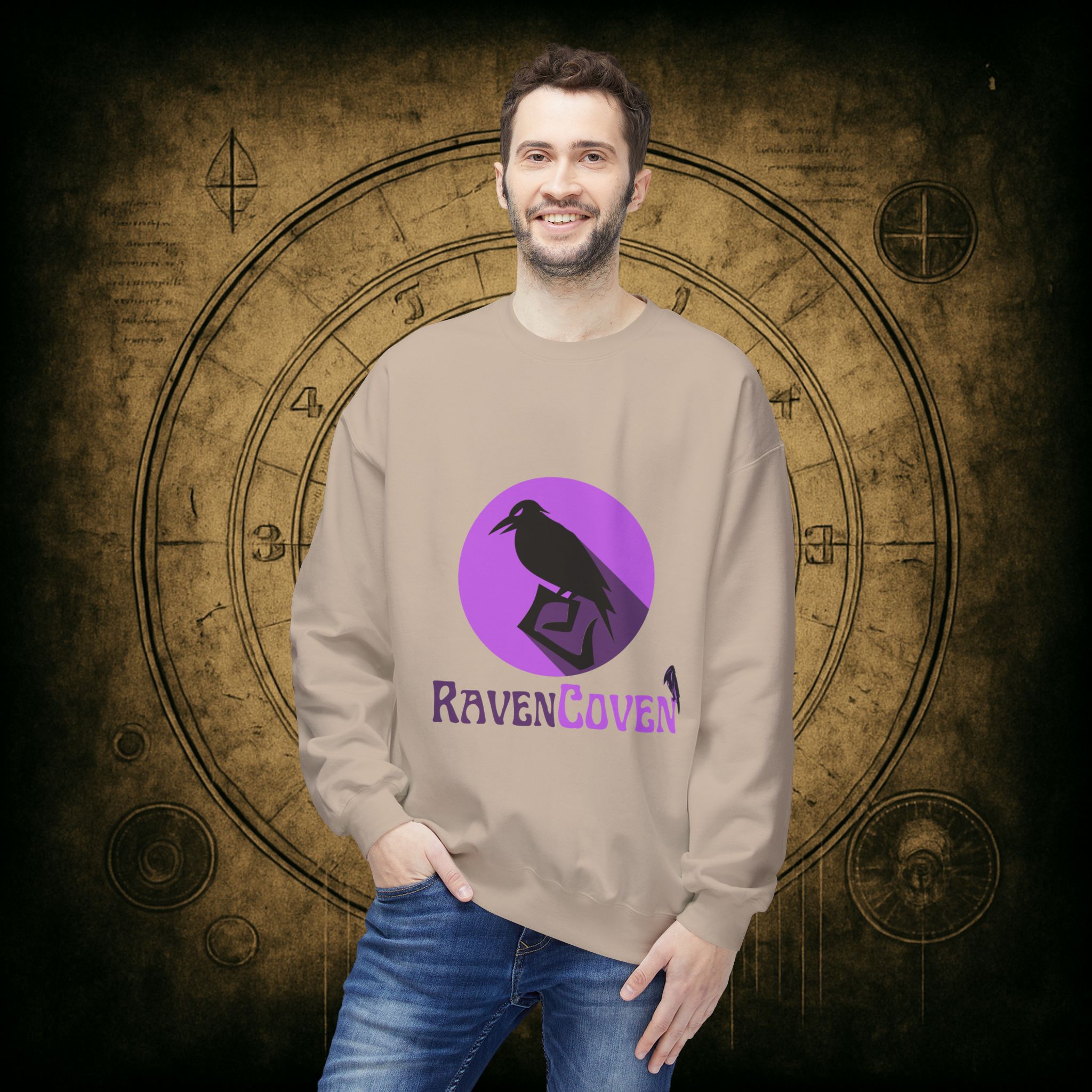 Raven Coven Logo Unisex Sweatshirt - Image 15