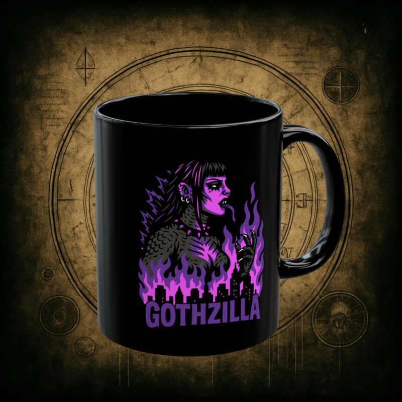 Gothzilla (Purple) Ceramic Mug