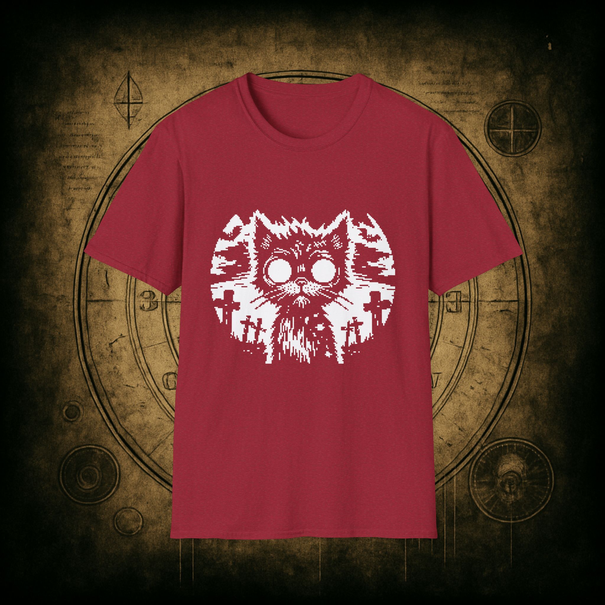 Zombie Cat Unisex T-Shirt - Image 73
