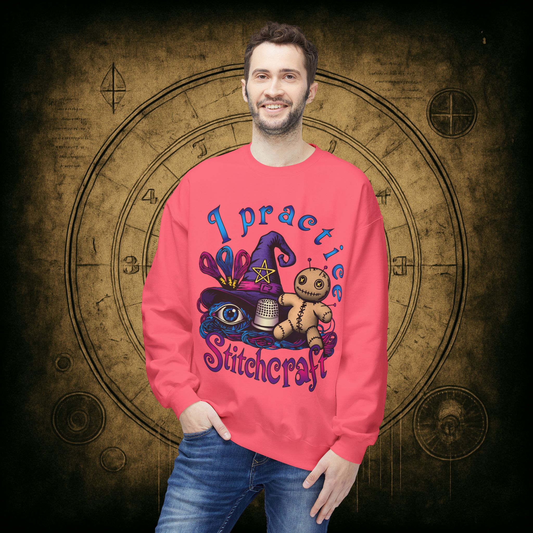 I Practice Stitchcraft Unisex Sweatshirt - Image 42