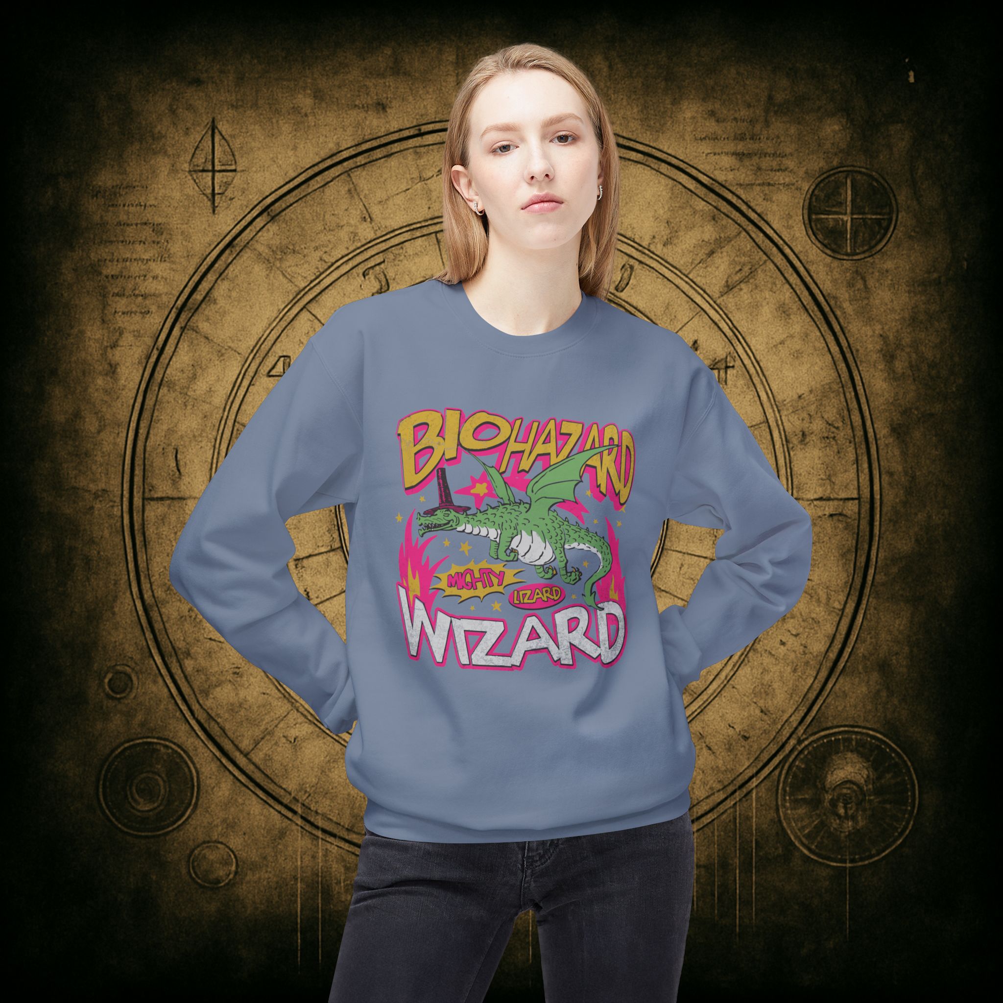 Biohazard Wizard Unisex Sweatshirt - Image 26