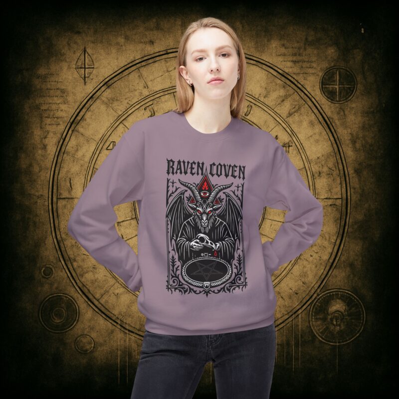 Raven Coven Initiation Unisex Sweatshirt - Image 38