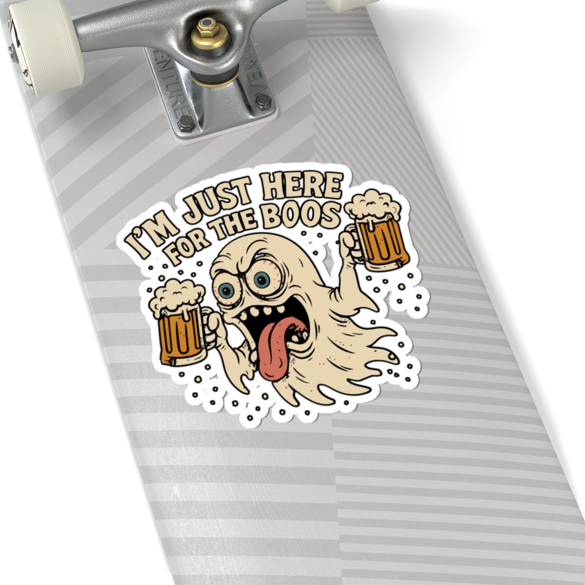 Here for the Boos Kiss-Cut Sticker - Image 23