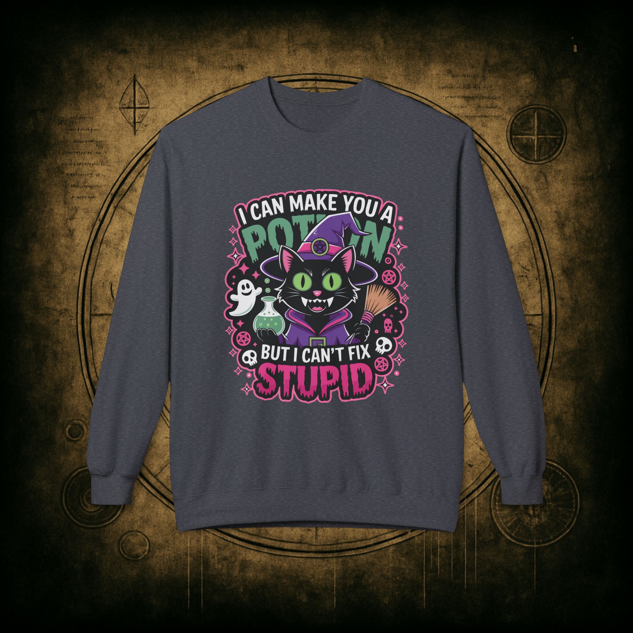 Can’t Fix Stupid Unisex Sweatshirt - Image 19