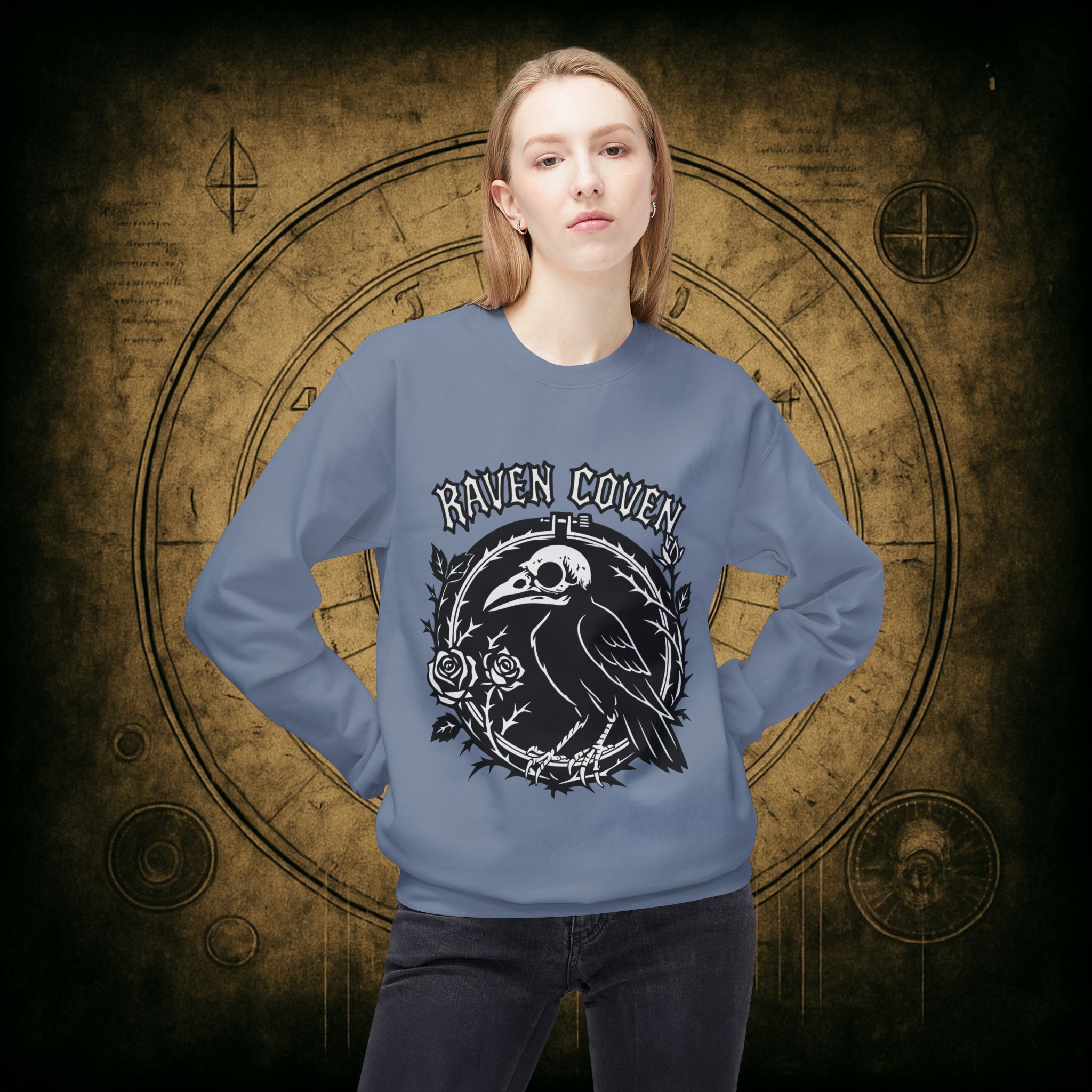 Raven of the Coven Raven Unisex Sweatshirt - Image 26