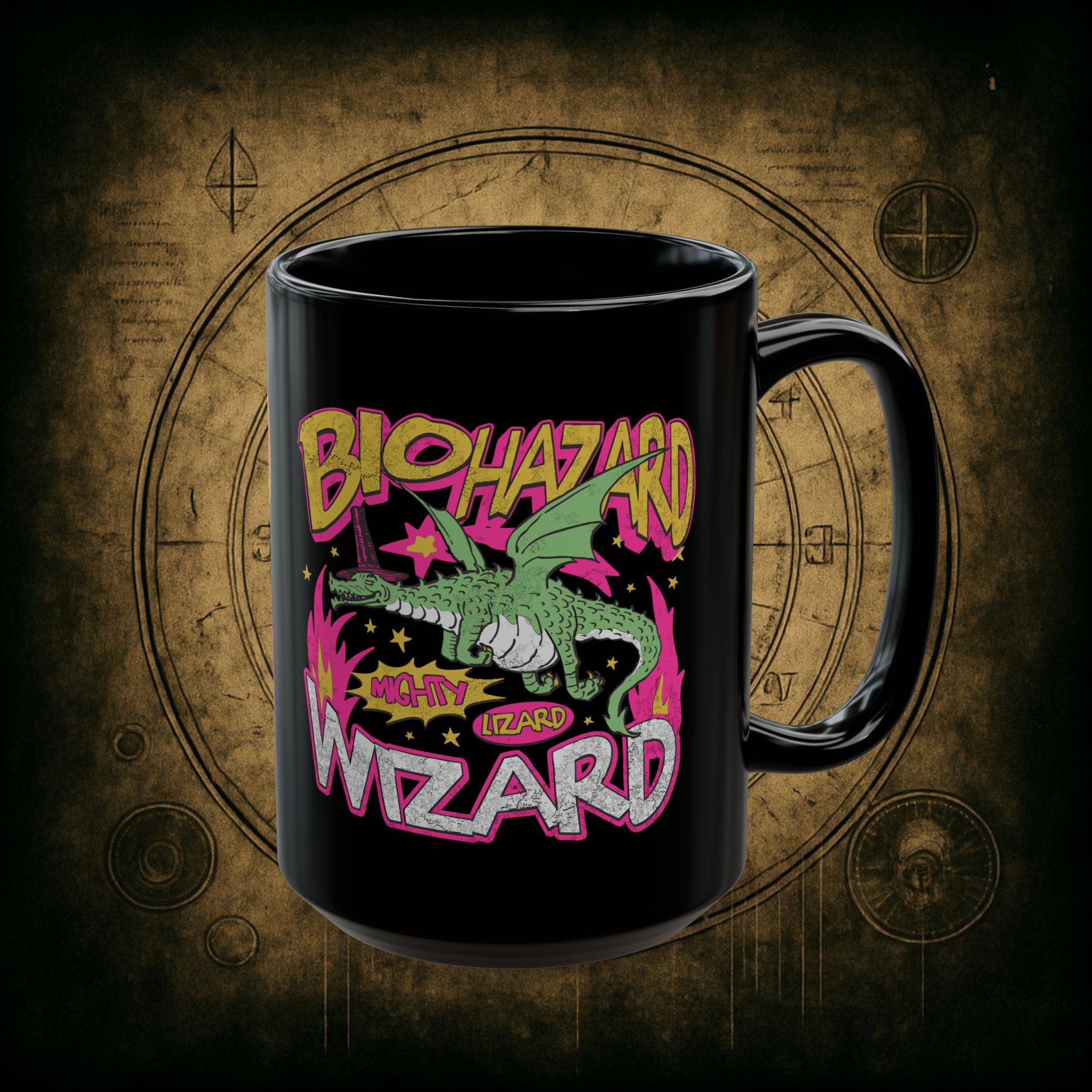 Biohazard Wizard Ceramic Mug - Image 9