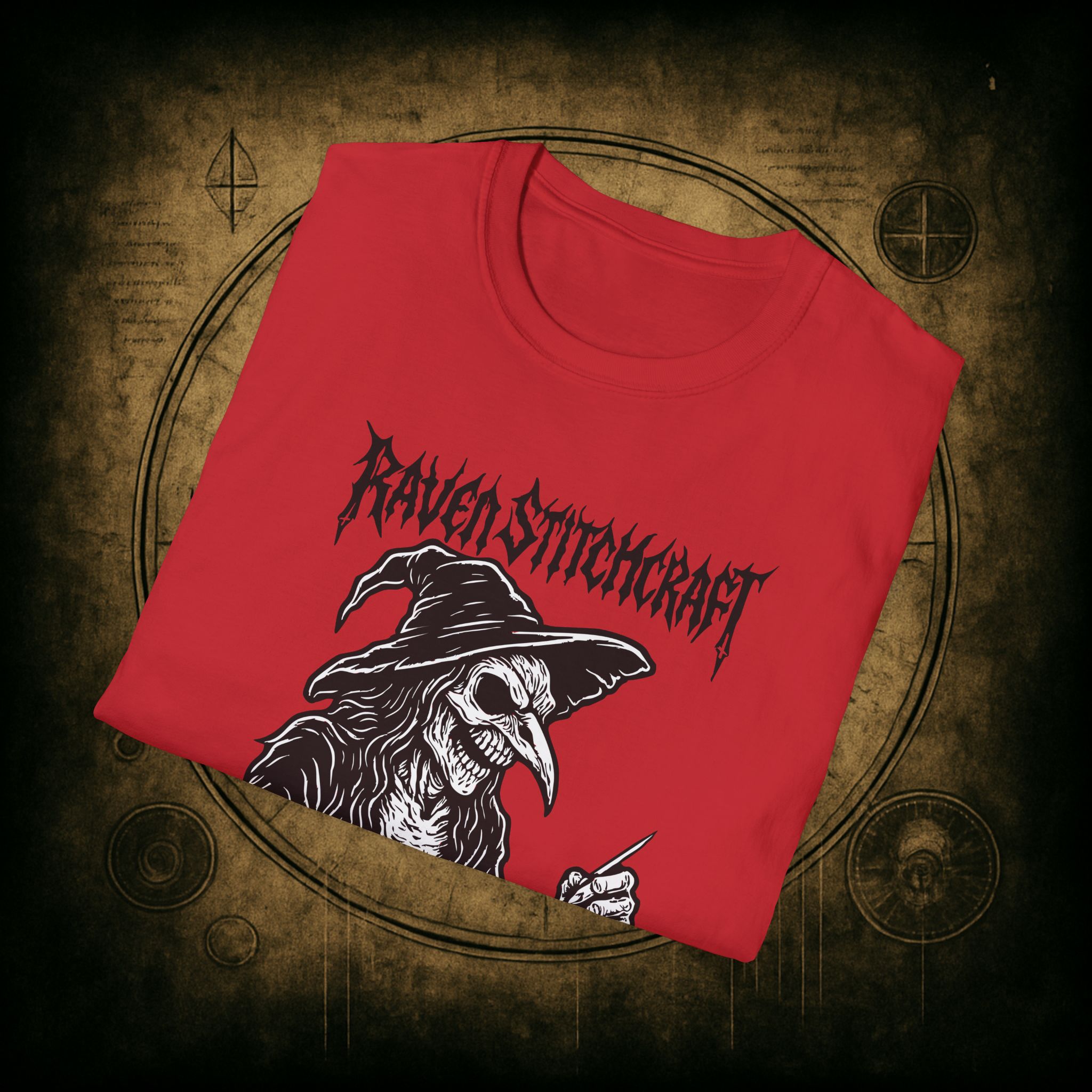 Raven Stitcher Unisex T-Shirt - Image 69