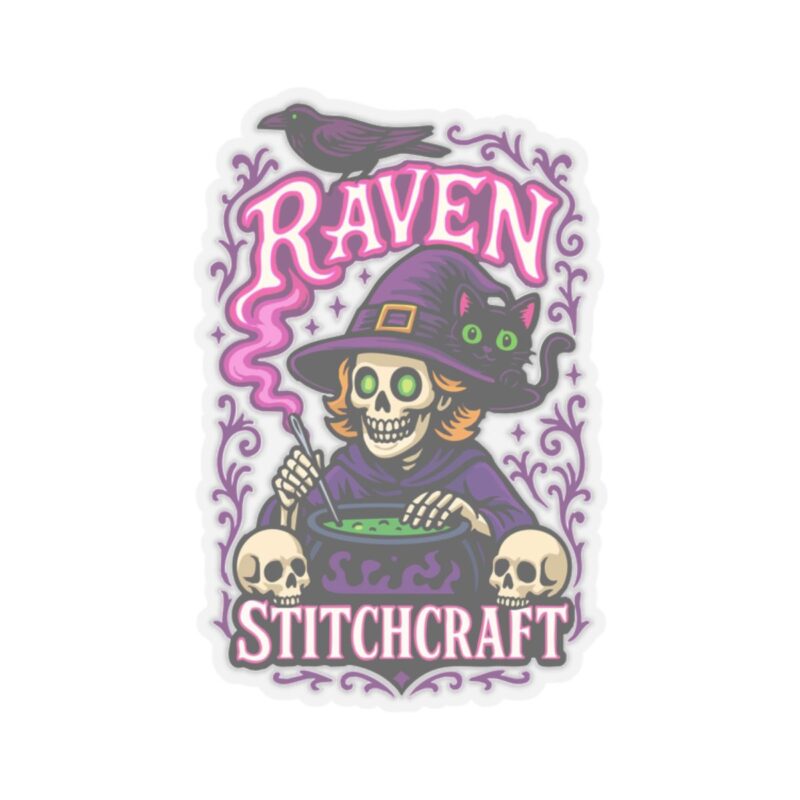 Raven Stitch Craft Brewing Kiss-Cut Sticker - Image 4