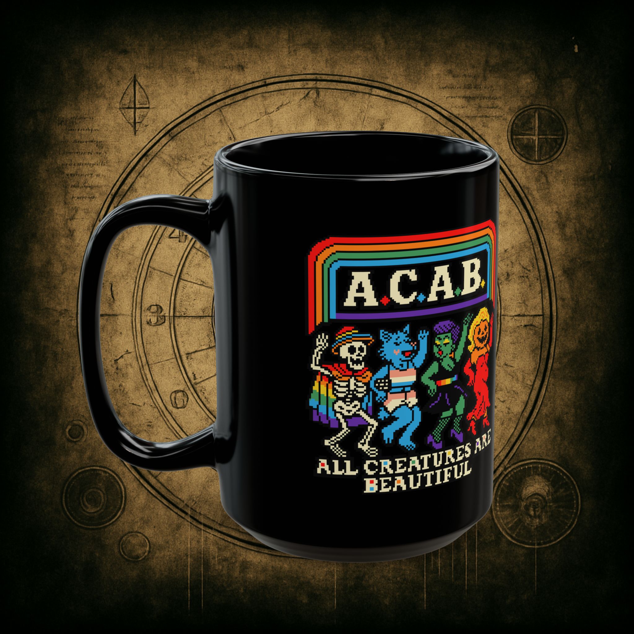 All Creatures Are Beautiful Ceramic Mug - Image 8