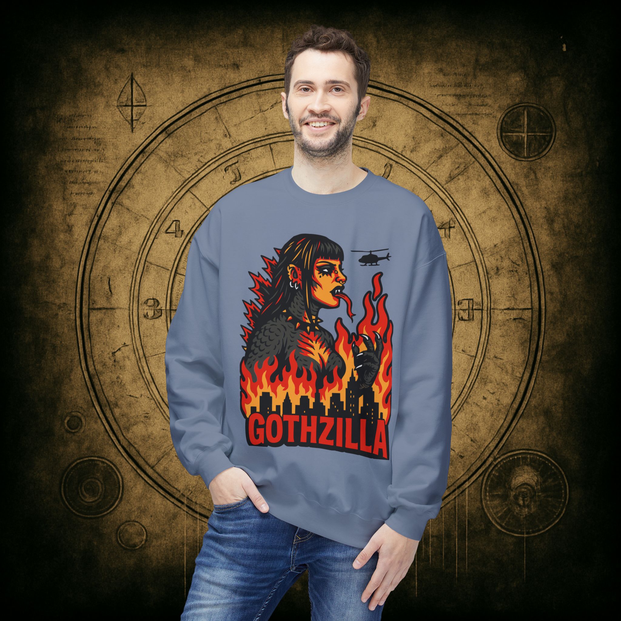 Gothzilla Unisex Sweatshirt - Image 27