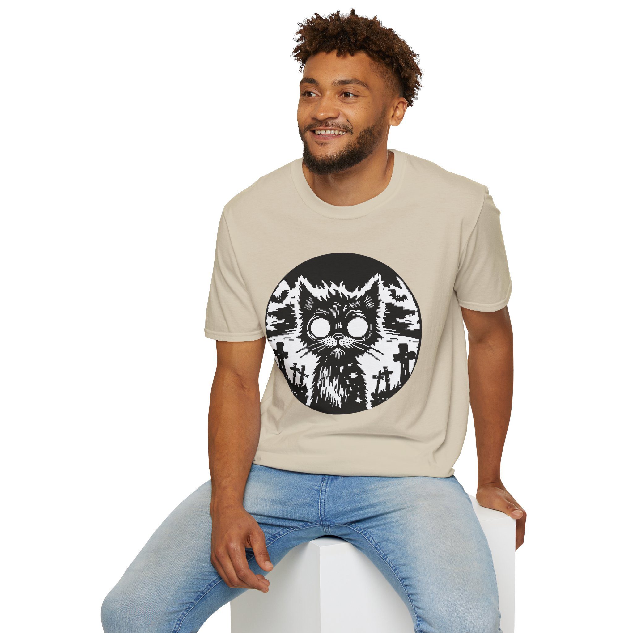 Zombie Cat Unisex T-Shirt - Image 21