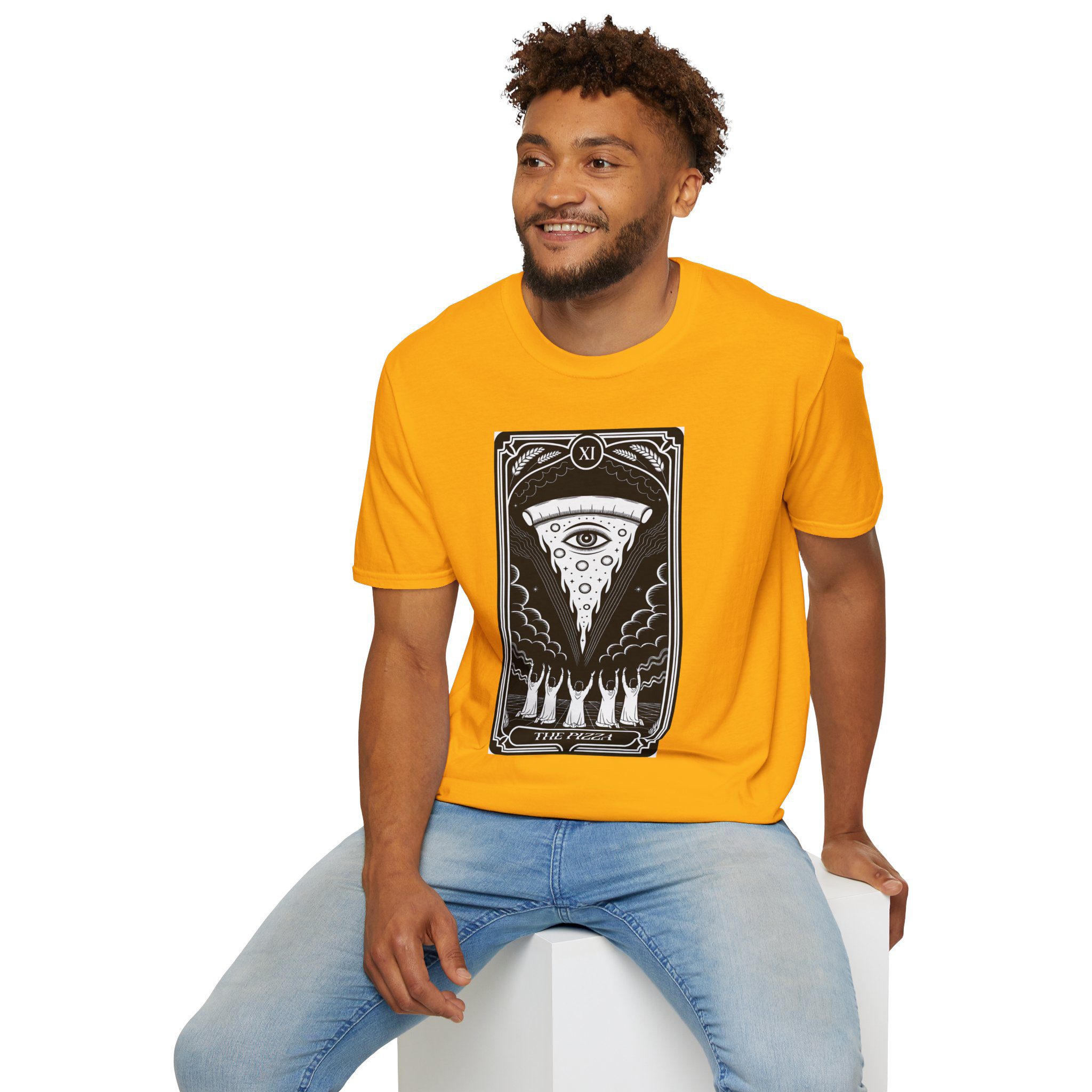 The Pizza Tarot Unisex T-Shirt - Image 26