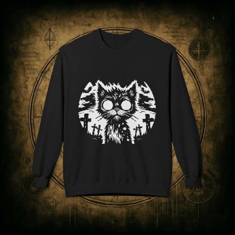 Zombie Cat Unisex Sweatshirt