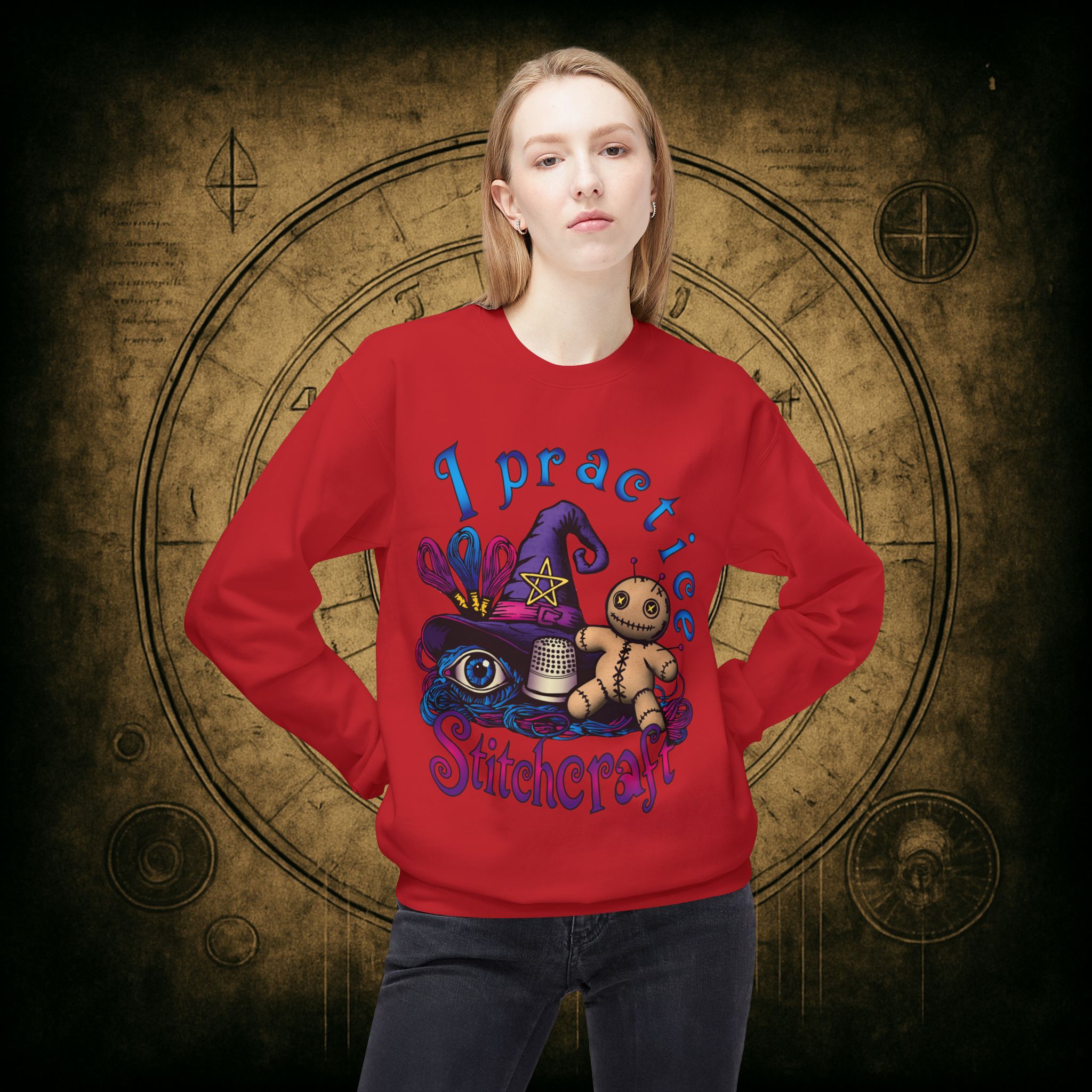 I Practice Stitchcraft Unisex Sweatshirt - Image 5