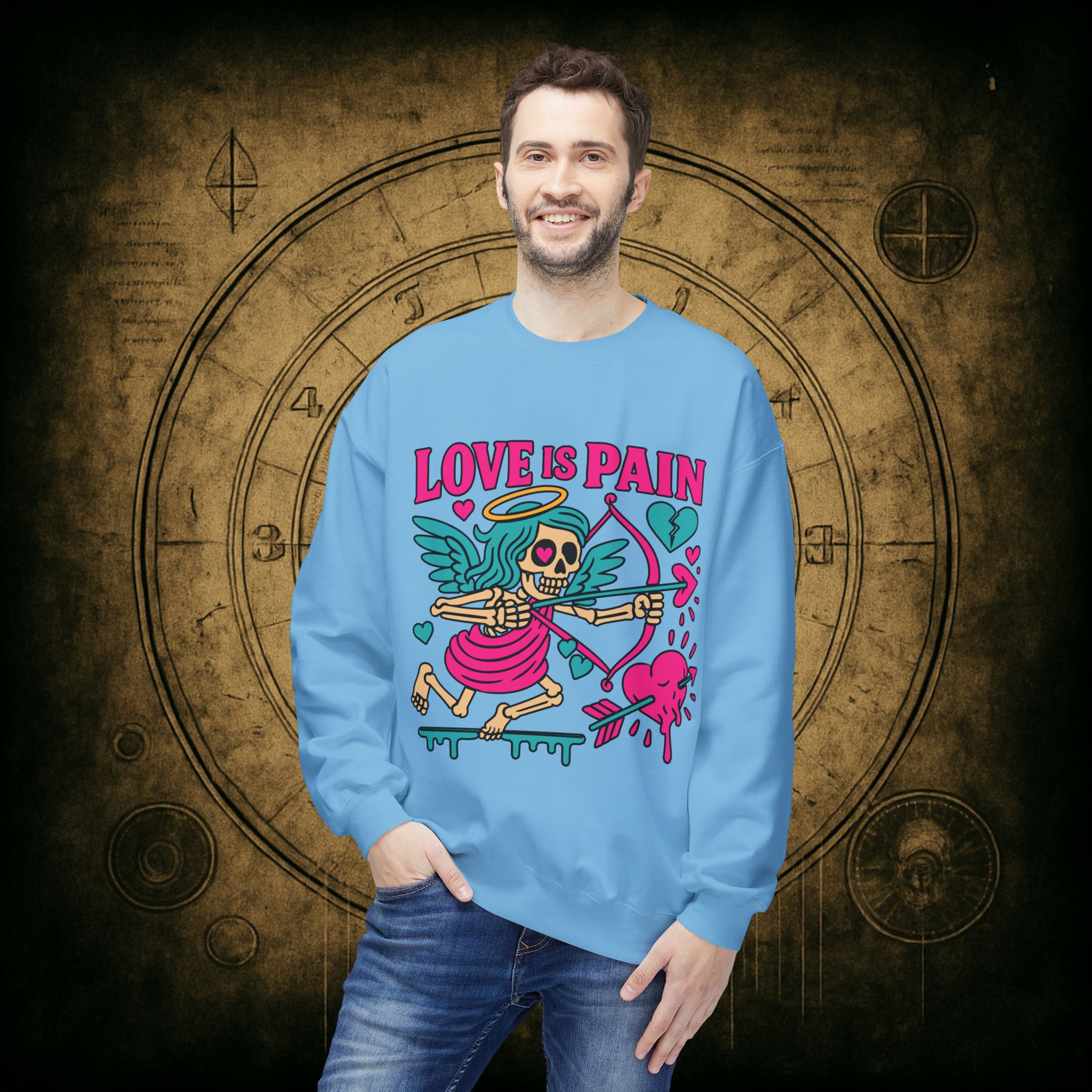 Cupid: Love Is Pain – Unisex Sweatshirt - Image 24