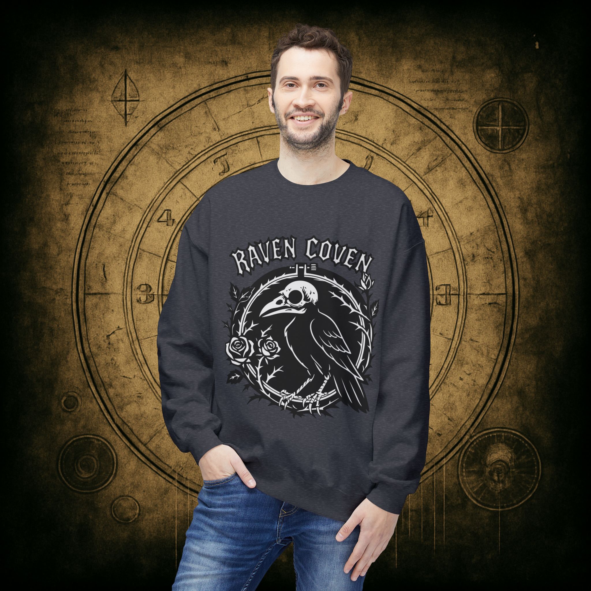 Raven of the Coven Raven Unisex Sweatshirt - Image 21
