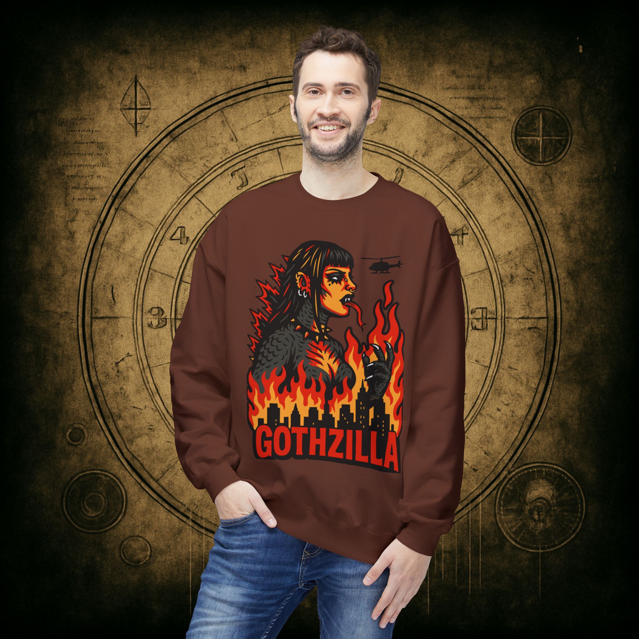 Gothzilla Unisex Sweatshirt - Image 12