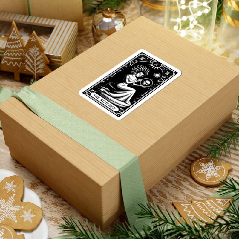 The Stitcher Tarot Kiss-Cut Sticker - Image 3