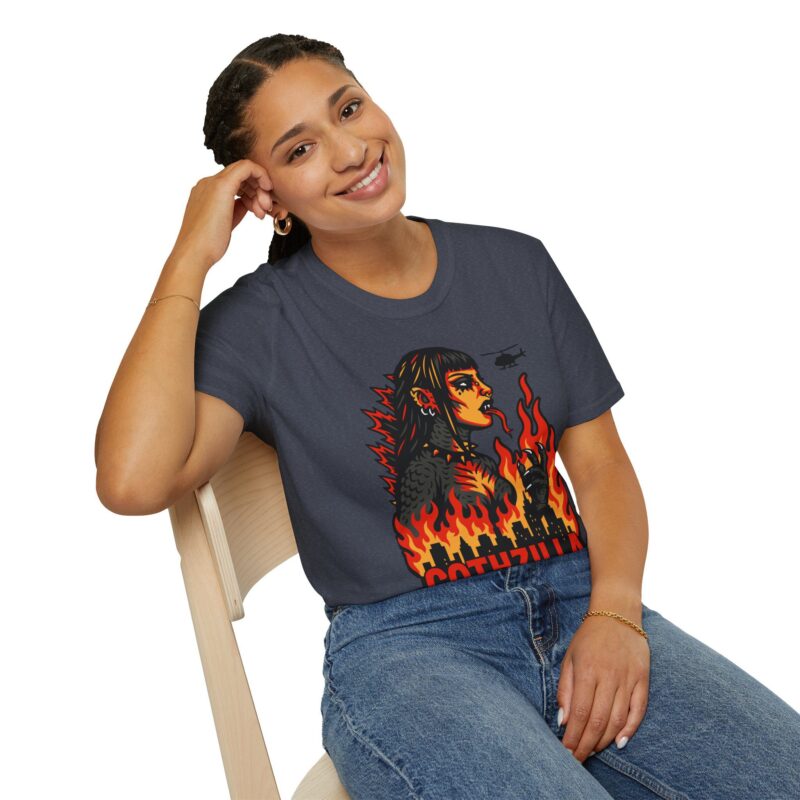 Gothzilla Unisex T-shirt - Image 56