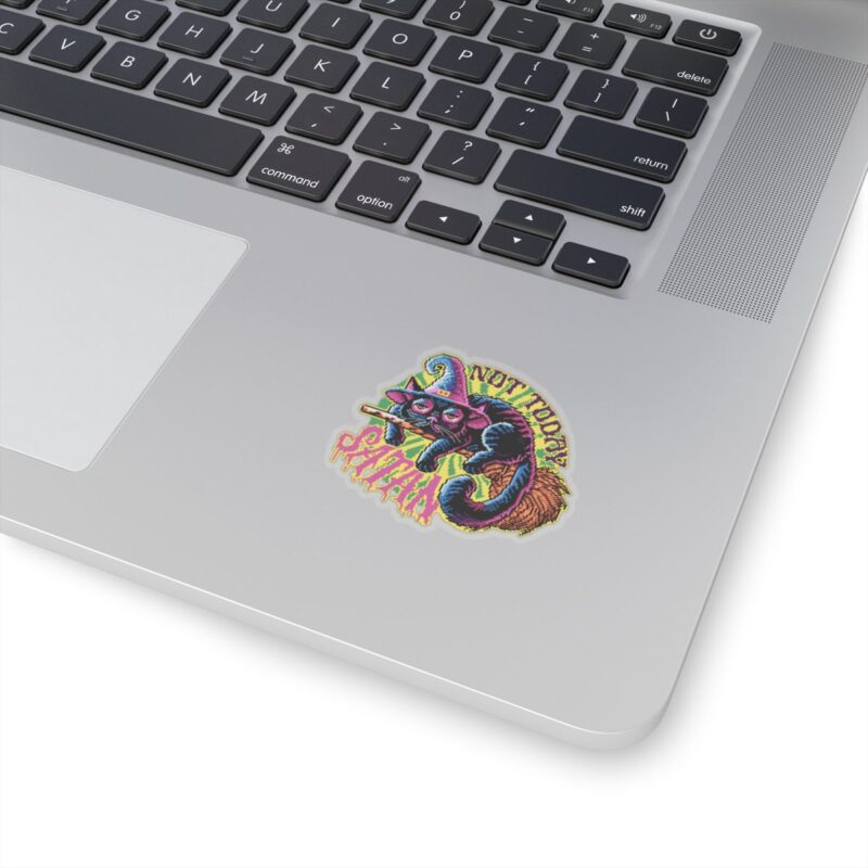 Not Today Satan Cat Kiss-Cut Sticker - Image 5