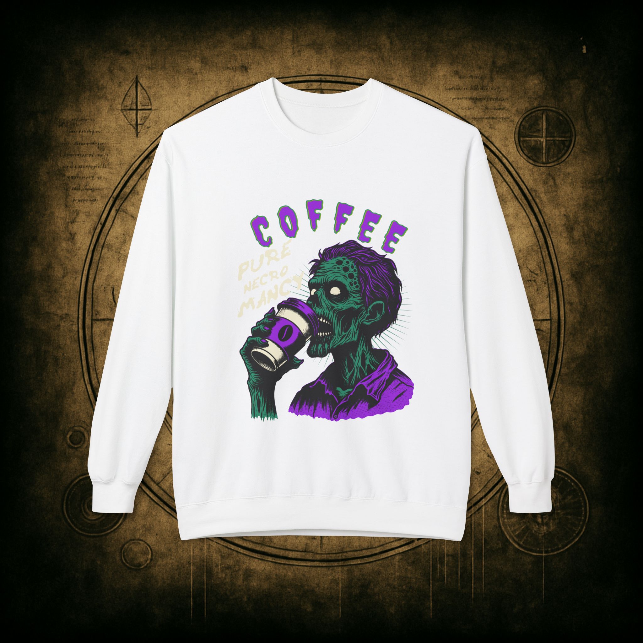 Zombie Coffee Necromancy Sweatshirt - Image 7