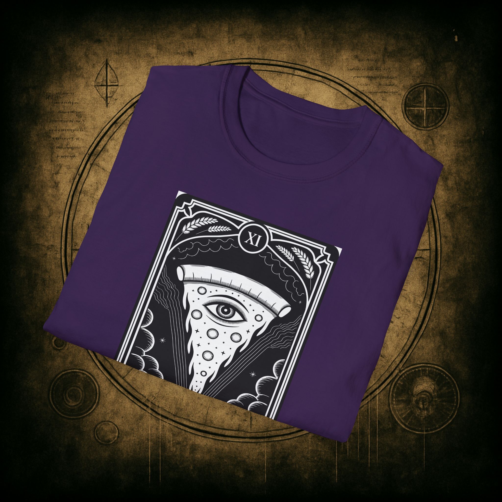 The Pizza Tarot Unisex T-Shirt - Image 59