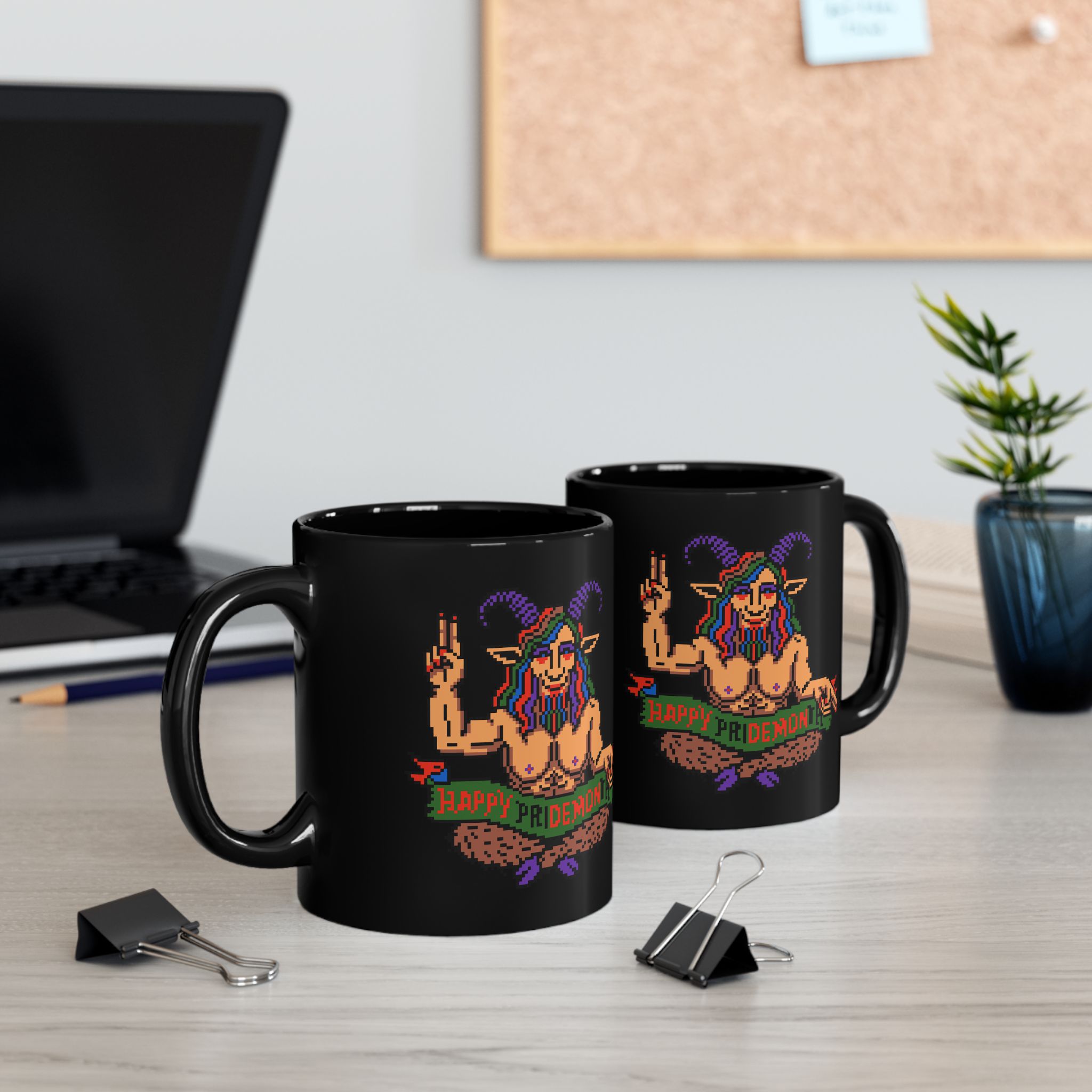 Happy PriDEMONTH Ceramic Mug - Image 5