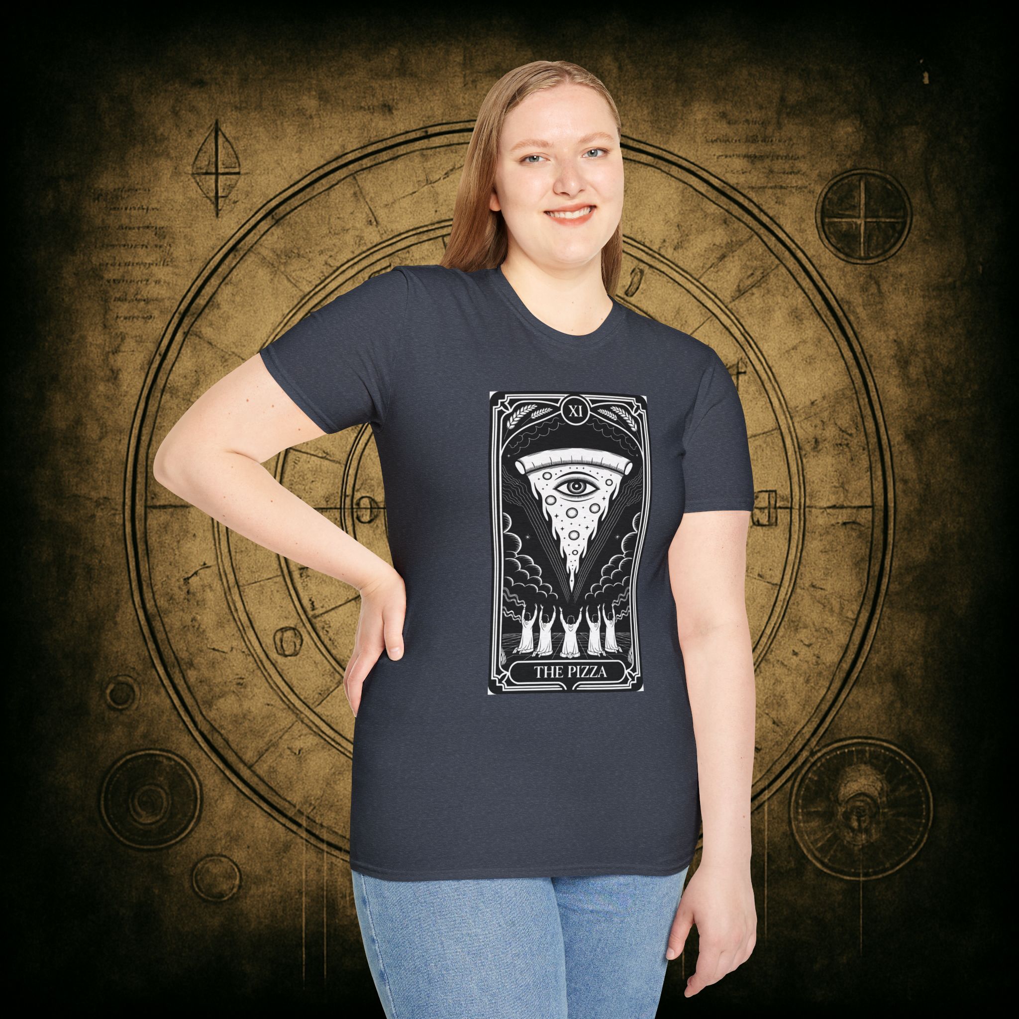 The Pizza Tarot Unisex T-Shirt - Image 55