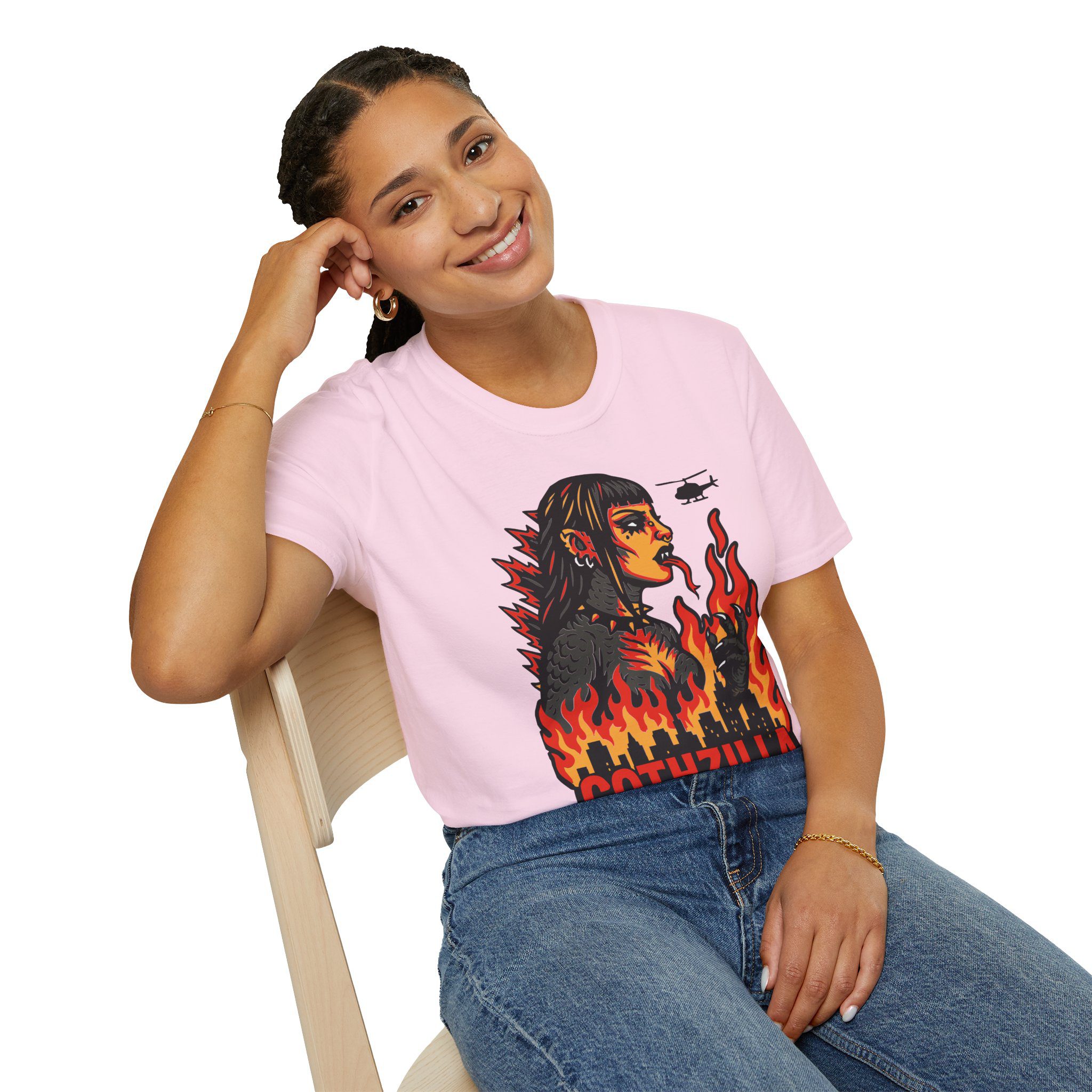 Gothzilla Unisex T-shirt - Image 66