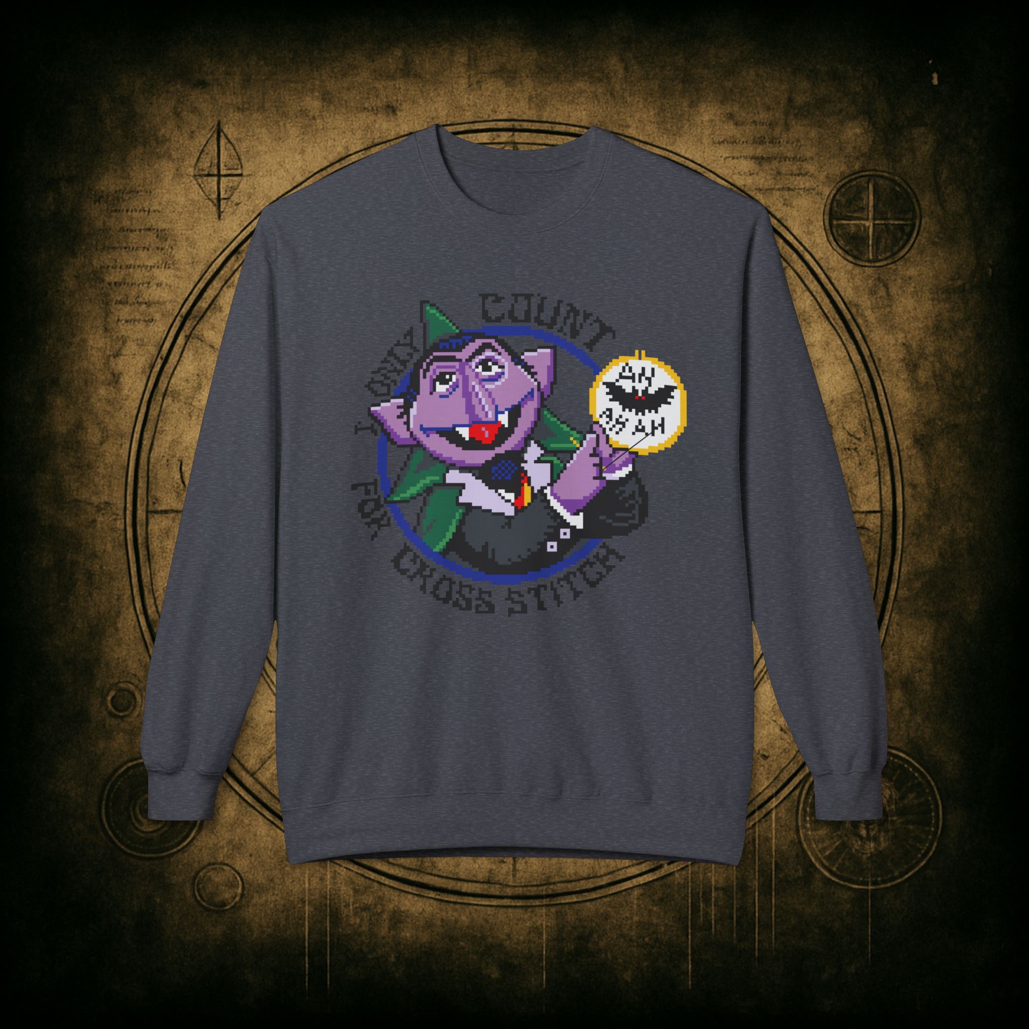 Count for Cross Stitch Unisex Sweatshirt - Image 19