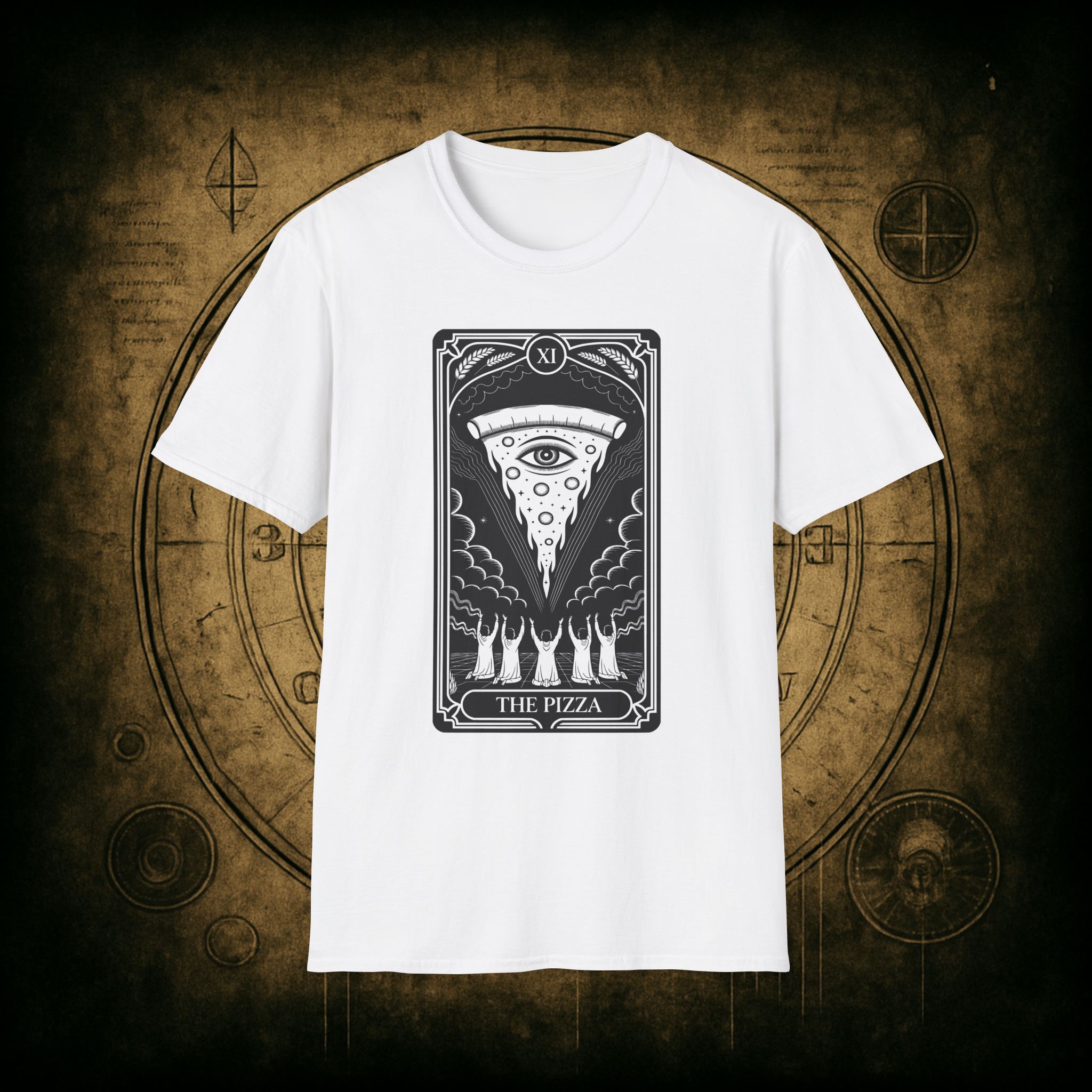 The Pizza Tarot Unisex T-Shirt - Image 13