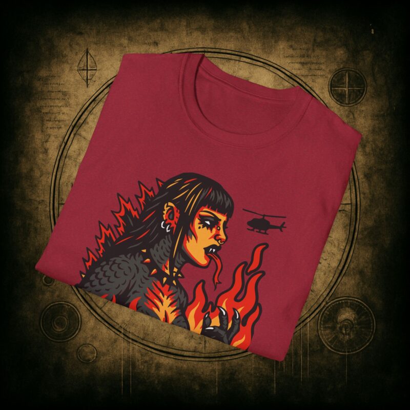 Gothzilla Unisex T-shirt - Image 74