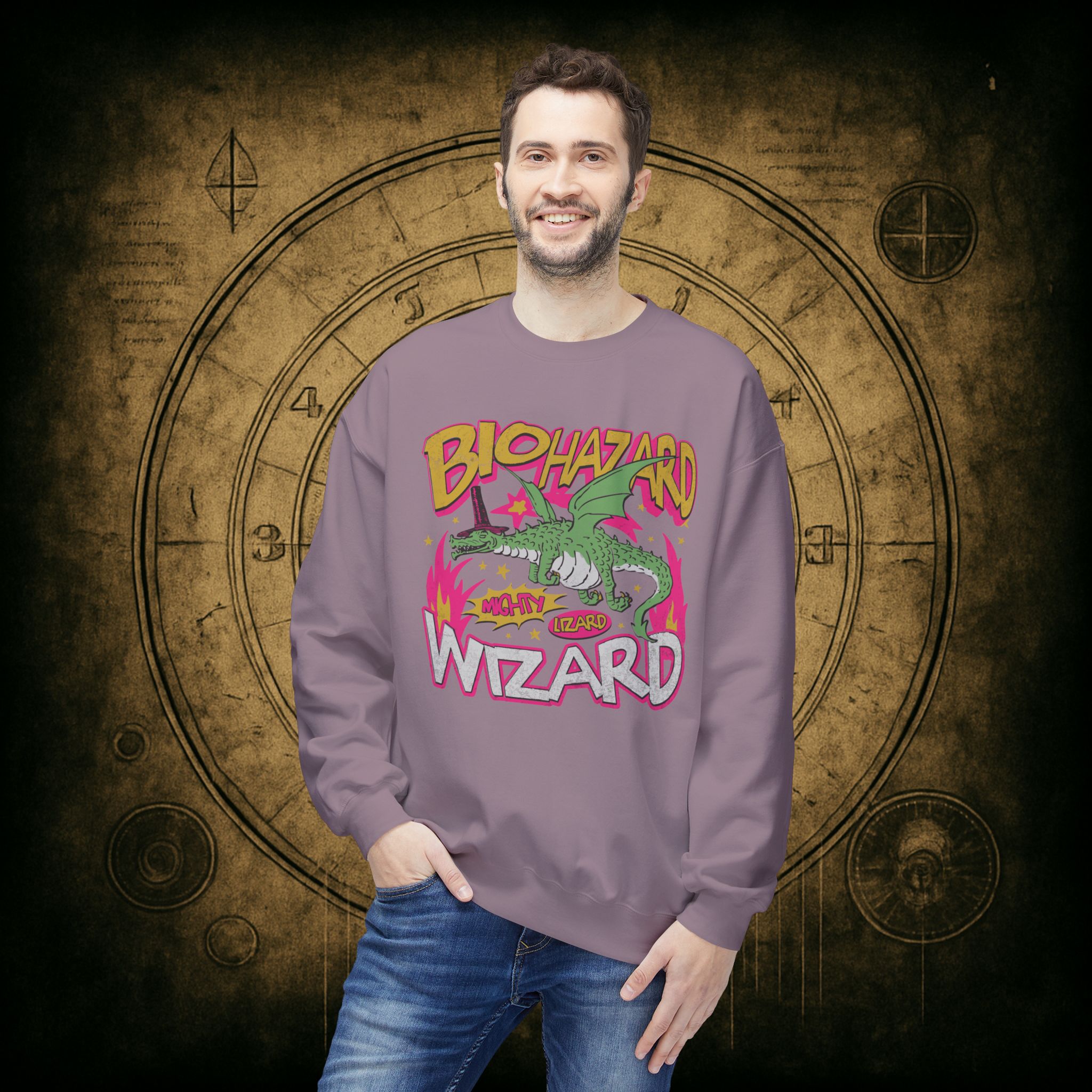 Biohazard Wizard Unisex Sweatshirt - Image 39