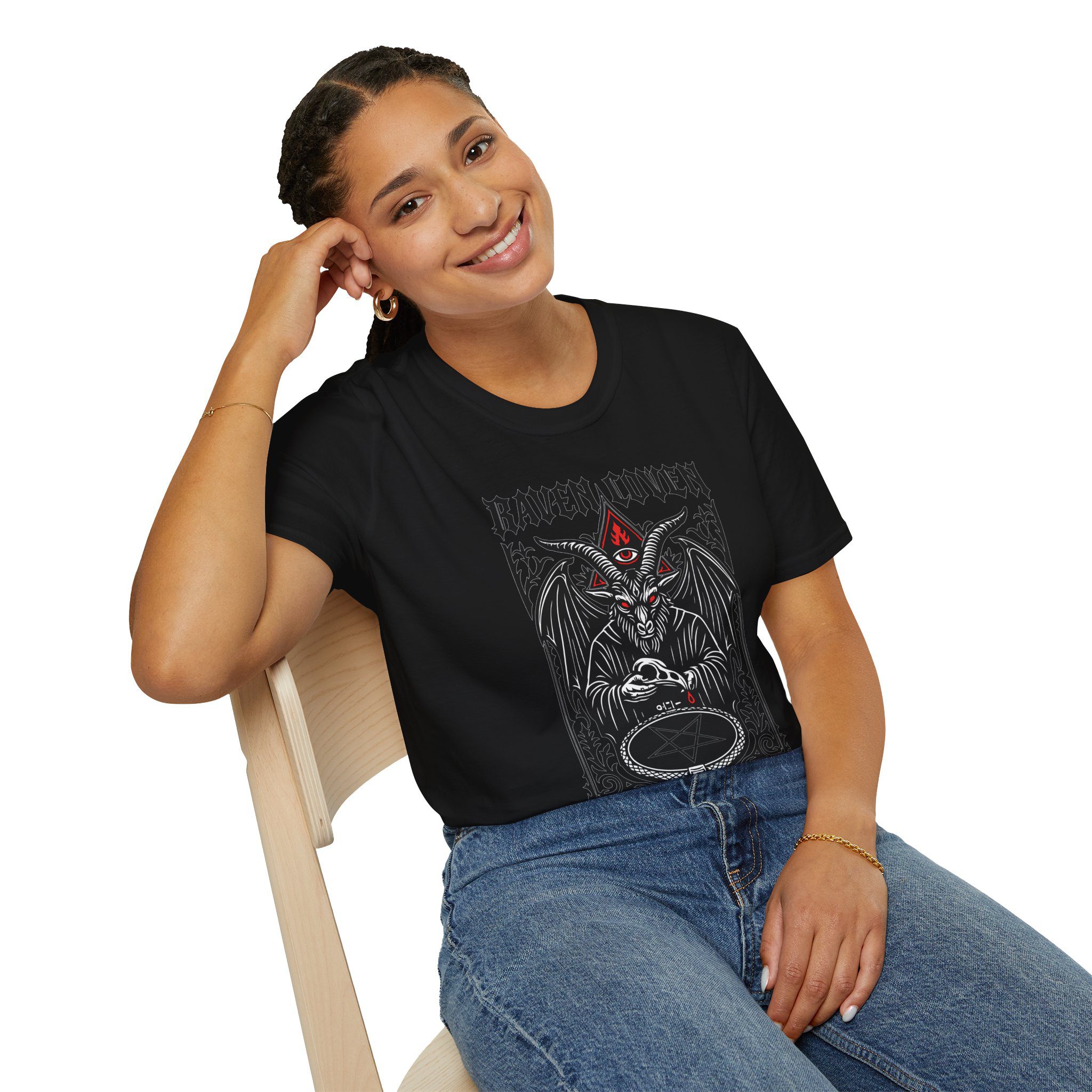 Raven Coven Initiation Unisex T-Shirt - Image 15