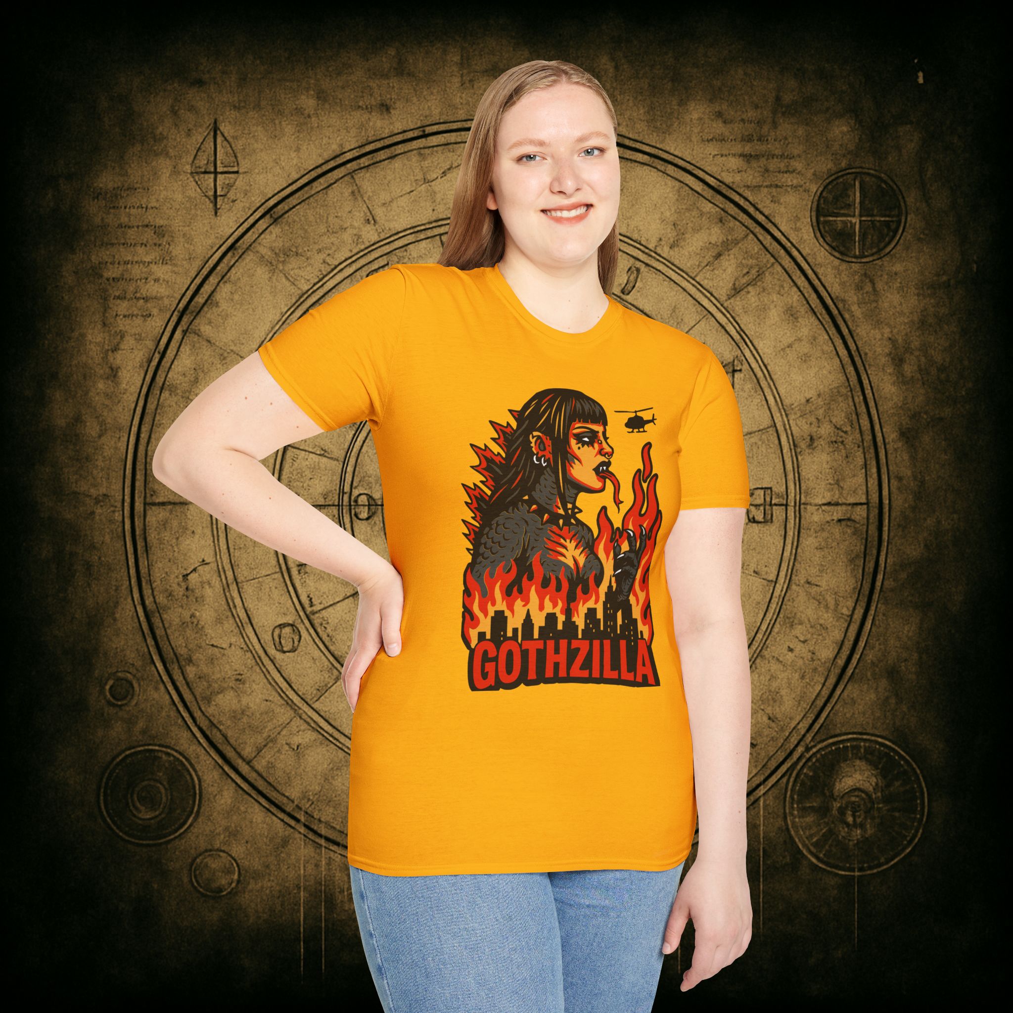 Gothzilla Unisex T-shirt - Image 3