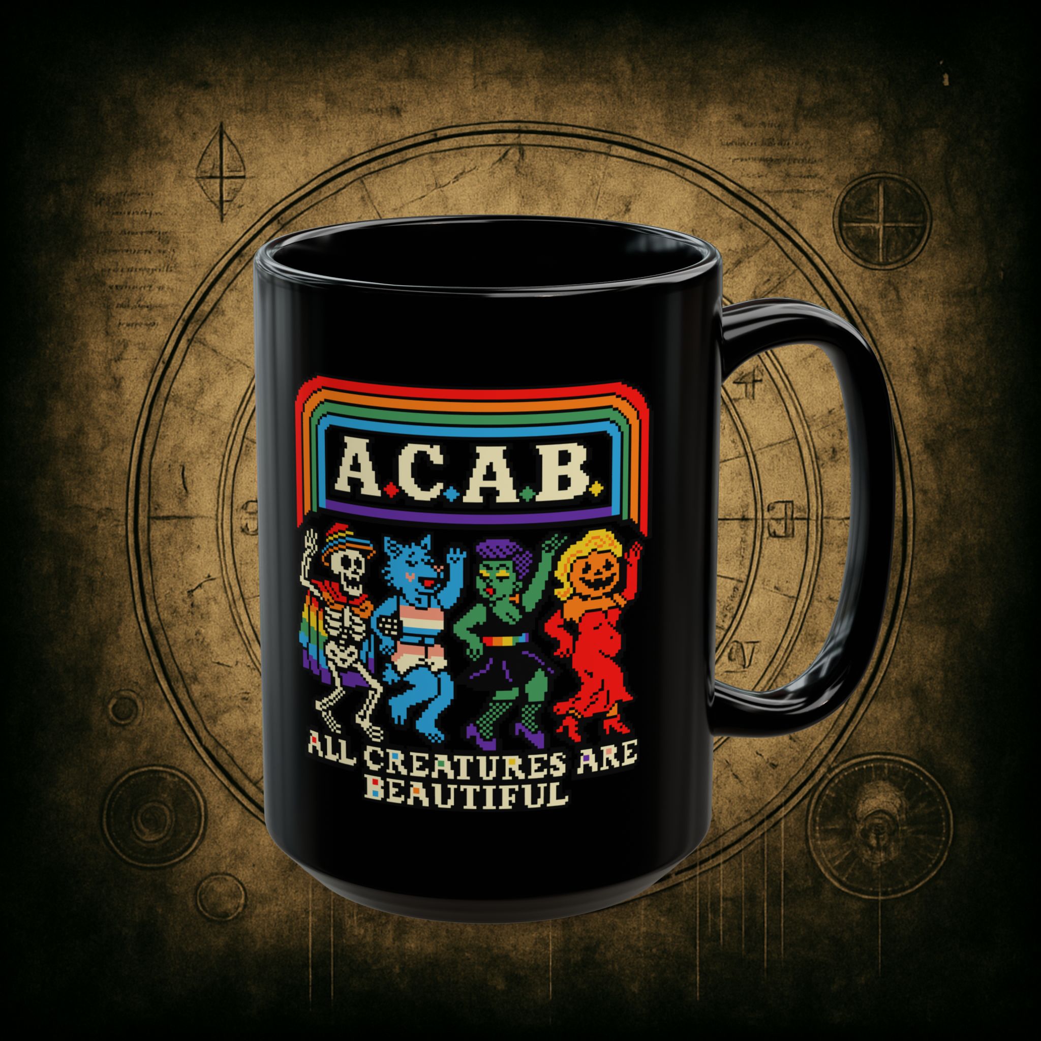 All Creatures Are Beautiful Ceramic Mug - Image 9