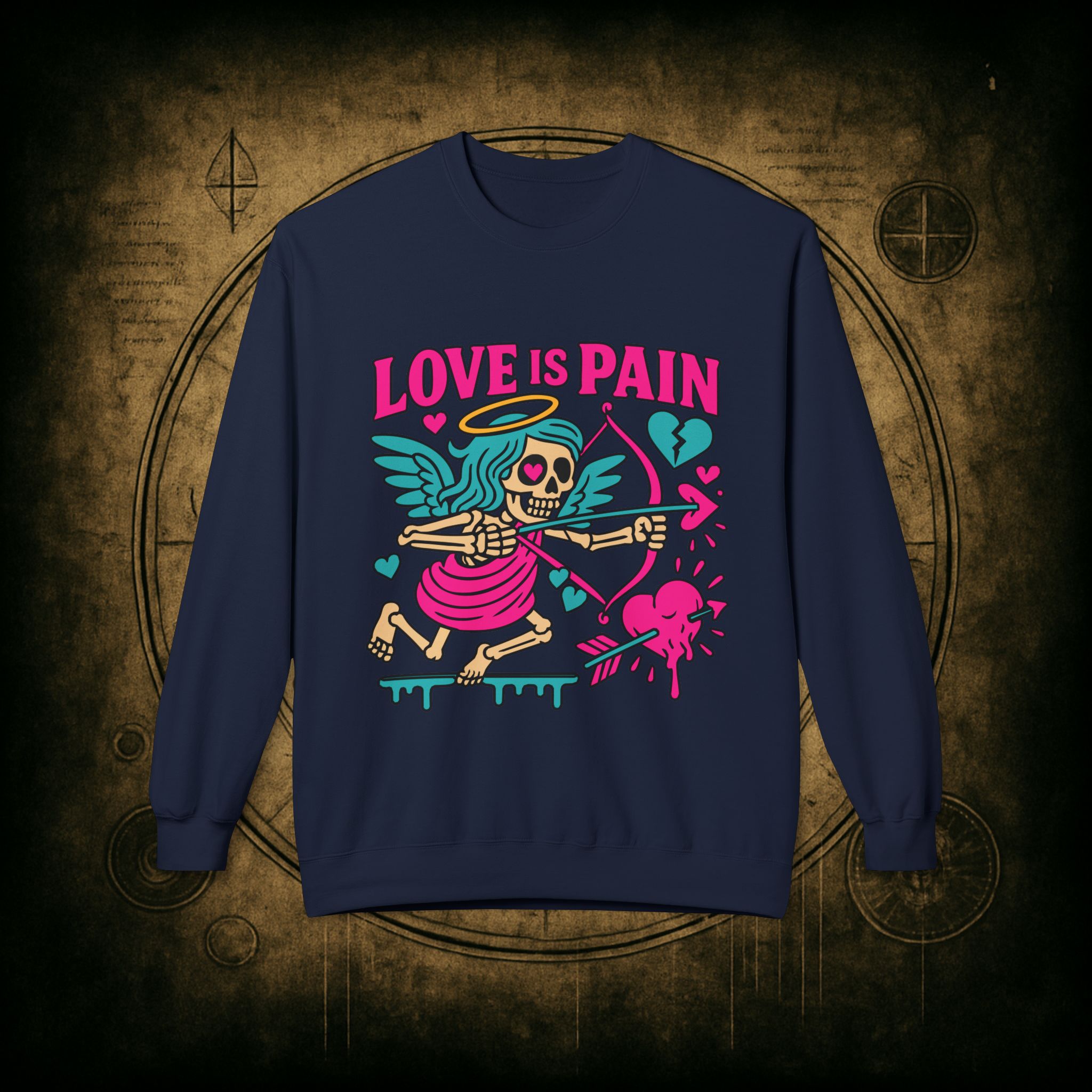 Cupid: Love Is Pain – Unisex Sweatshirt - Image 34