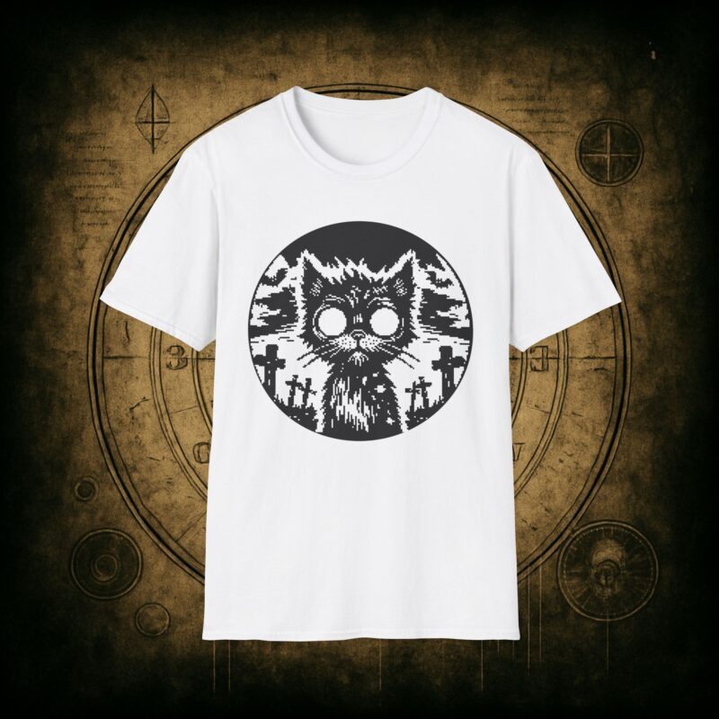 Zombie Cat Unisex T-Shirt - Image 13