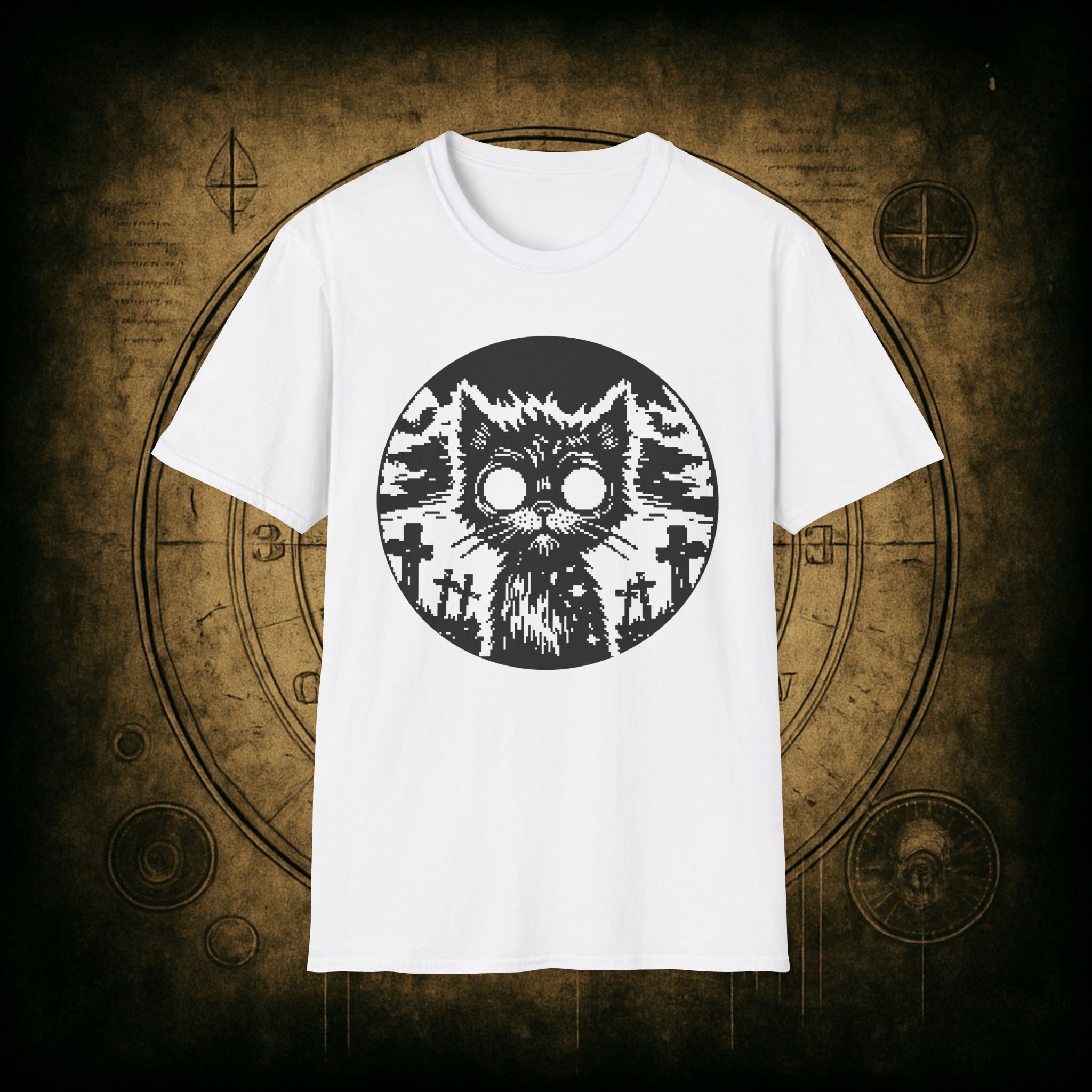 Zombie Cat Unisex T-Shirt - Image 13