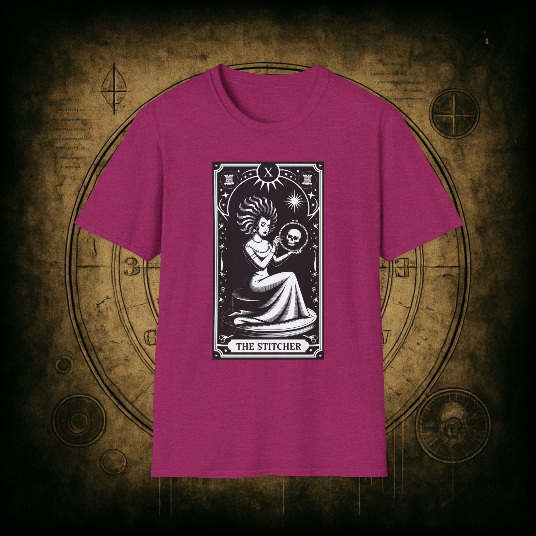 The Stitcher Tarot Unisex T-shirt - Image 38