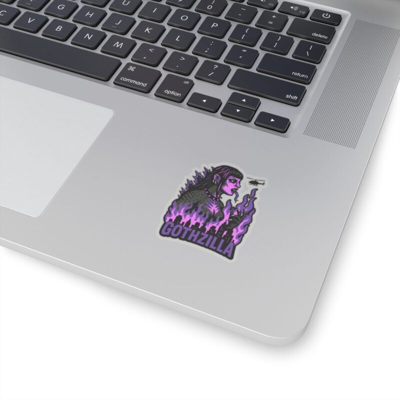 Gothzilla (Purple) Kiss-Cut Sticker - Image 5