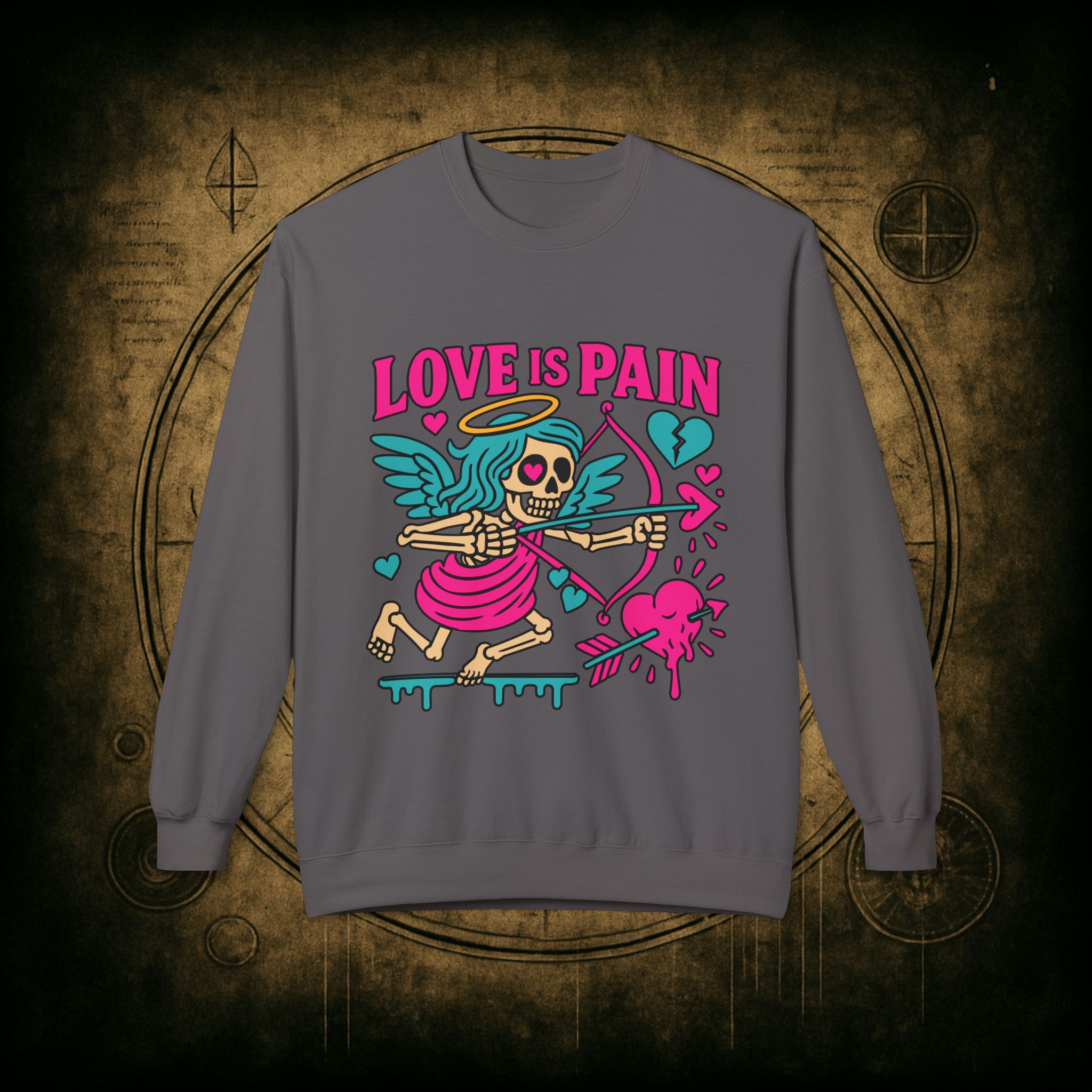 Cupid: Love Is Pain – Unisex Sweatshirt - Image 28