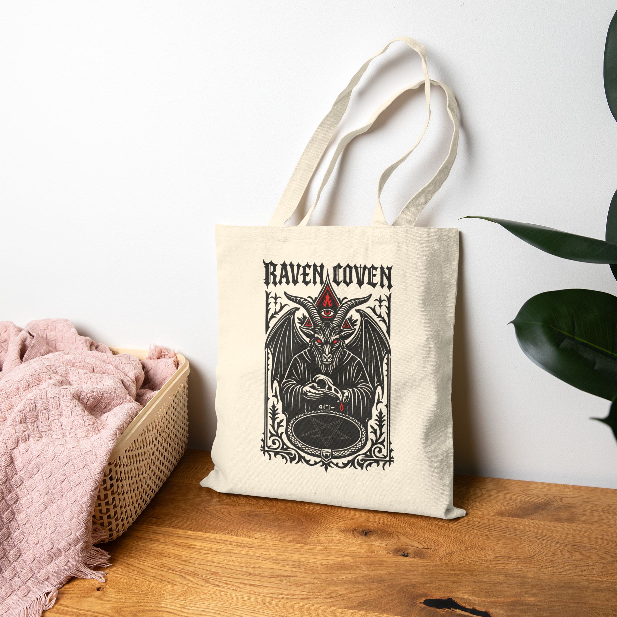 Raven Coven Initiation Tote Bag - Image 6