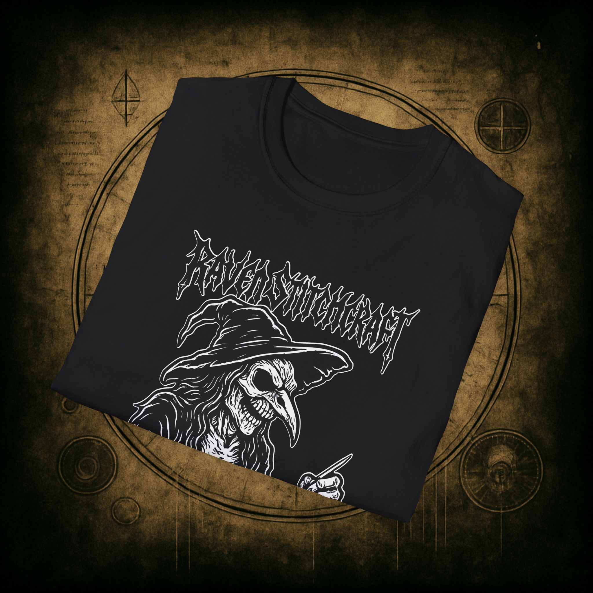 Raven Stitcher Unisex T-Shirt - Image 4