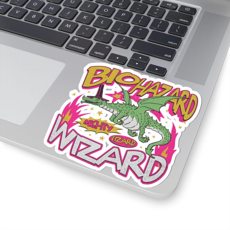 Biohazard Wizard Kiss-Cut Sticker - Image 2