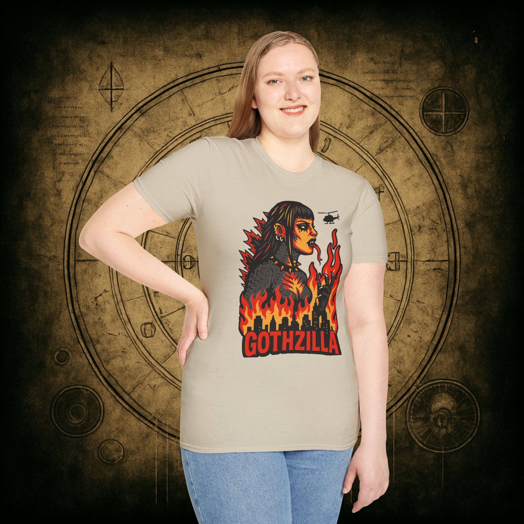 Gothzilla Unisex T-shirt - Image 24