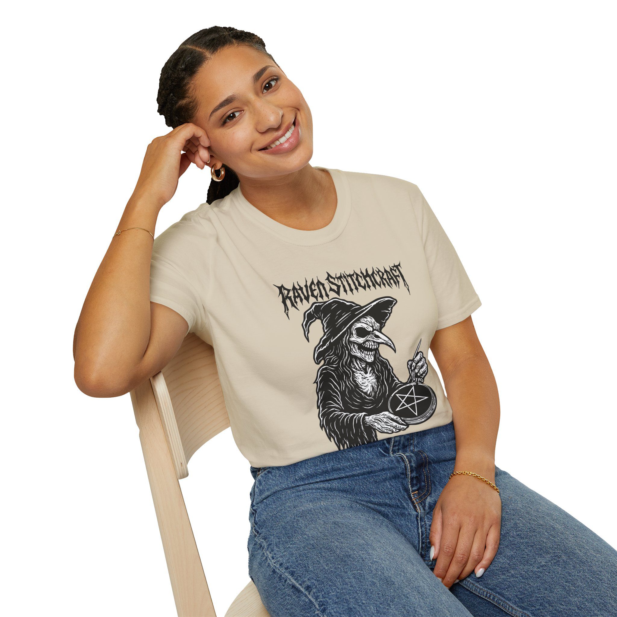 Raven Stitcher Unisex T-Shirt - Image 20