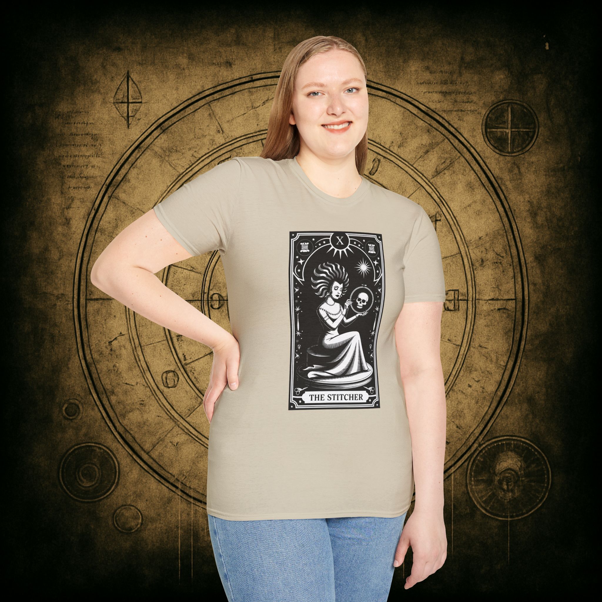 The Stitcher Tarot Unisex T-shirt - Image 19