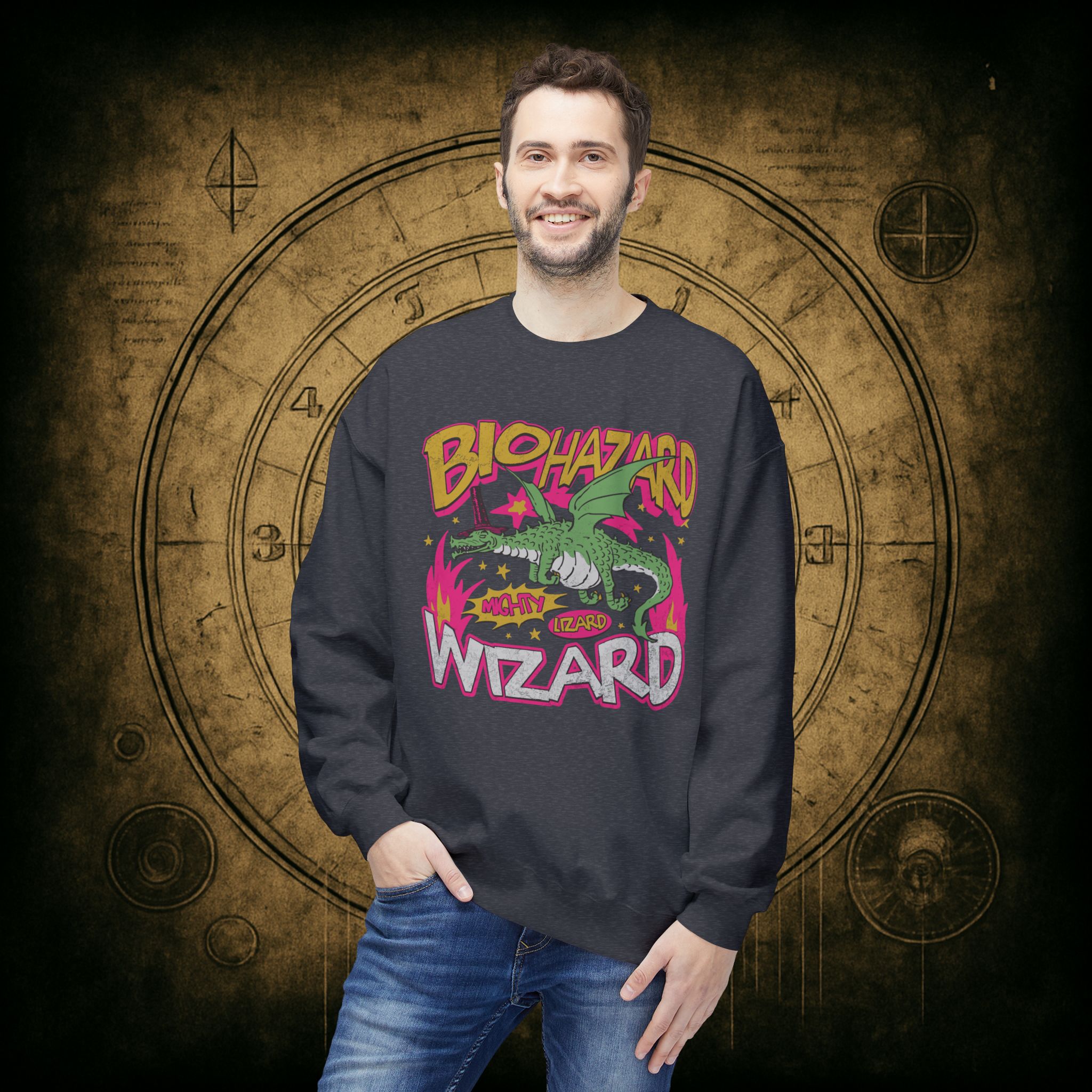 Biohazard Wizard Unisex Sweatshirt - Image 21